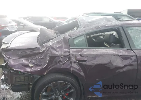 2021 Dodge Charger Scat Pack Rwd из США, поврежденный, VIN 2C3CDXGJ8MH578006